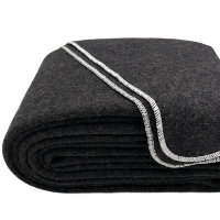 100% Wool Queen Blanket Charcoal Grey